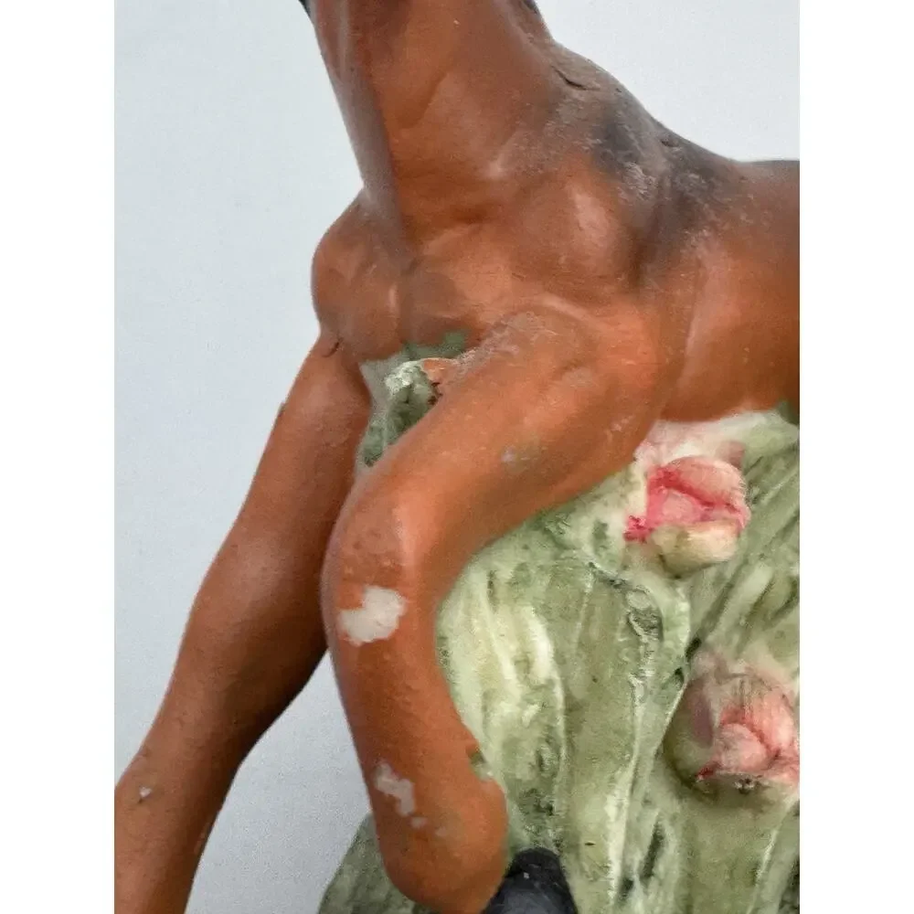 Vintage K's Collection Horse Set In Flowers Walking Figure 4” Long READ DETAILS